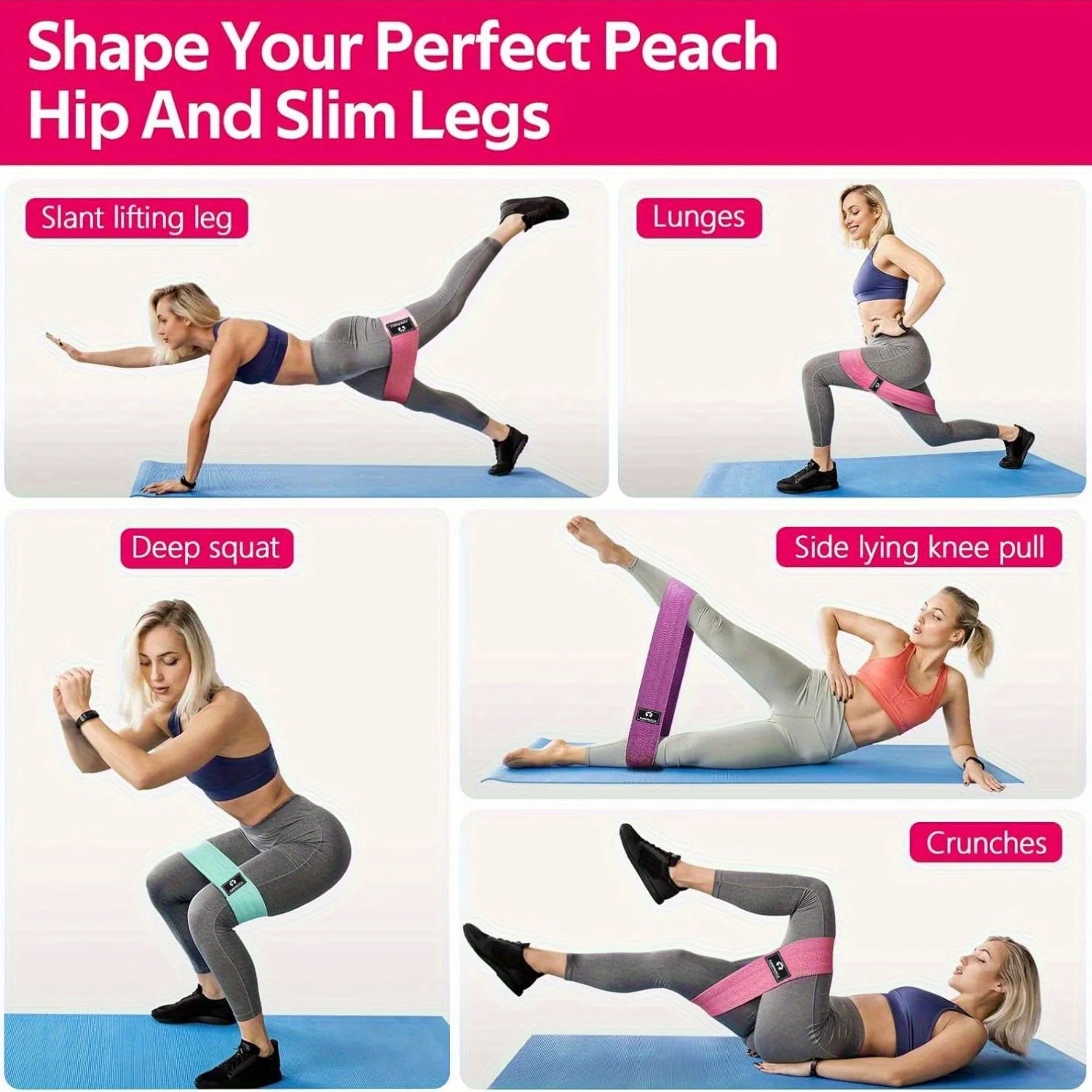 Premium Fabric Resistance Bands