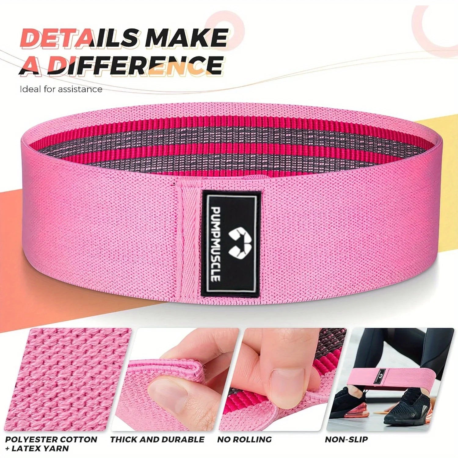 Premium Fabric Resistance Bands
