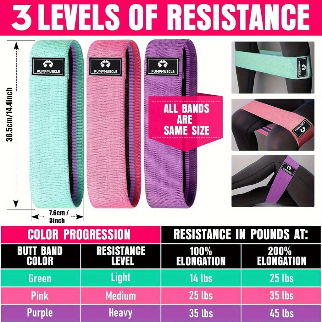 Premium Fabric Resistance Bands