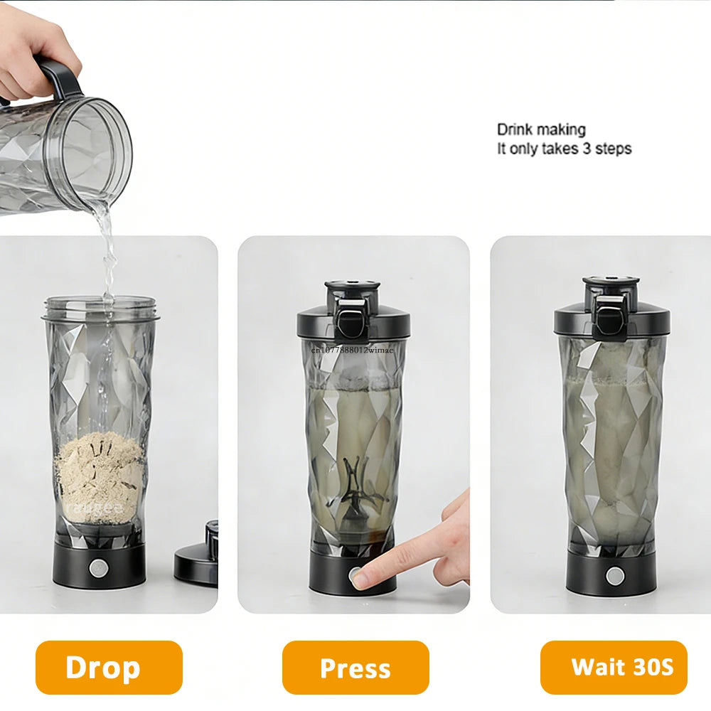 Rechargeable Electric Protein Shaker